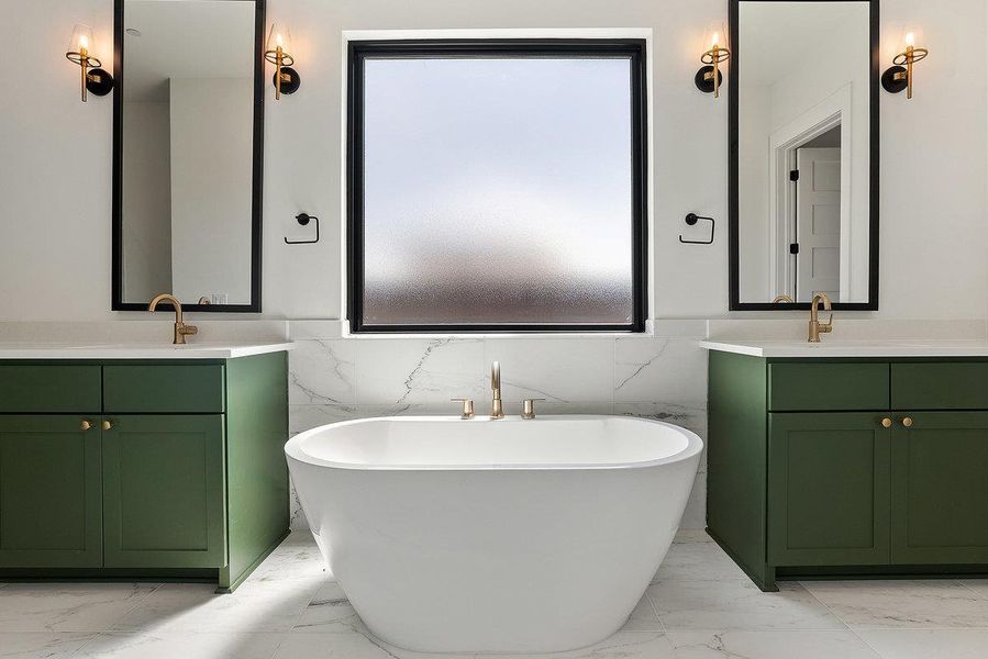 Furnished interior view inside a new home in Milky Way at River Place, Austin (Image 15).