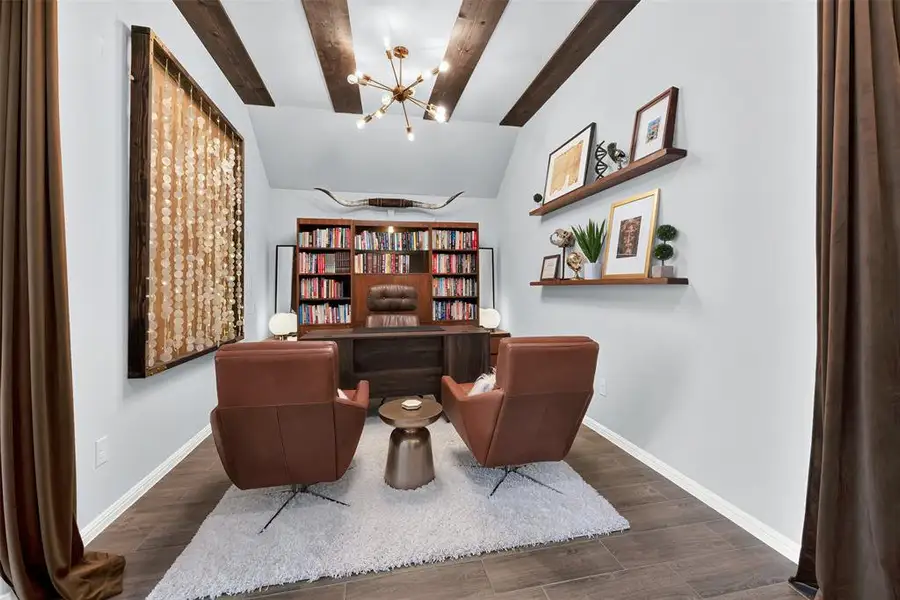 Furnished interior view inside a new home in Woodstone, Providence Village (Image 5). Furnished interior view inside a new home in Woodstone, Providence Village (Image 5).
