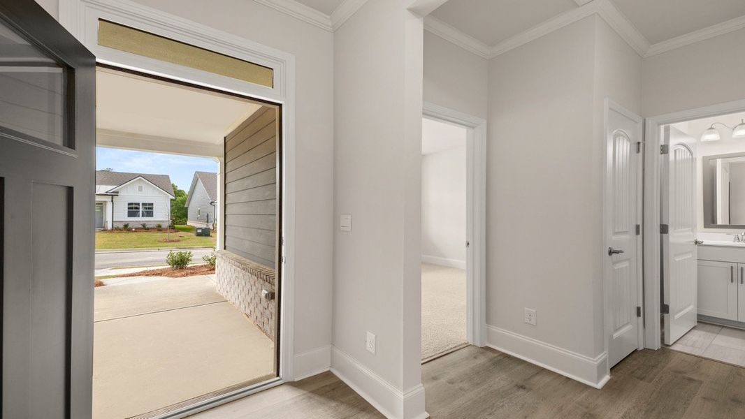Representative unfurnished interior of a home built from the BRISTOL by D.R. Horton in Hamptons at Riverwood North, Dallas (Image 15).