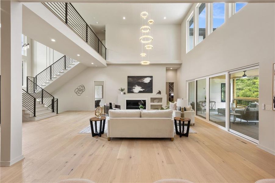 Furnished interior view inside a new home in , Sandy Springs (Image 11). Furnished interior view inside a new home in , Sandy Springs (Image 11).