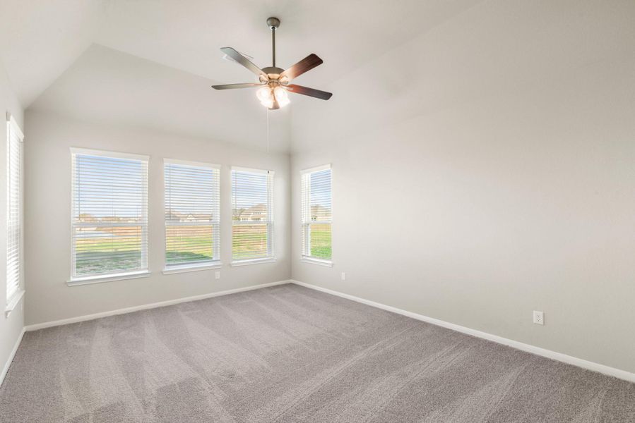 Spacious owner's suite