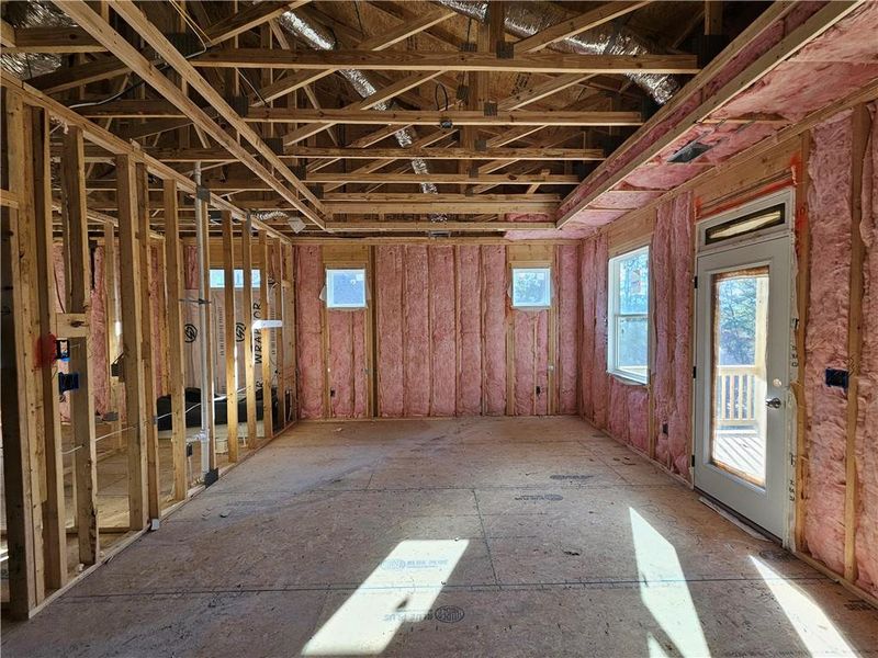 In-progress construction of a new home in , Marietta, GA (Image 9).