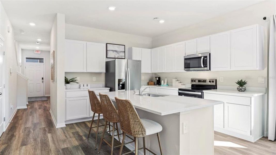Furnished interior view inside a new home in Oasis at Longwood Run, Sarasota (Image 13).