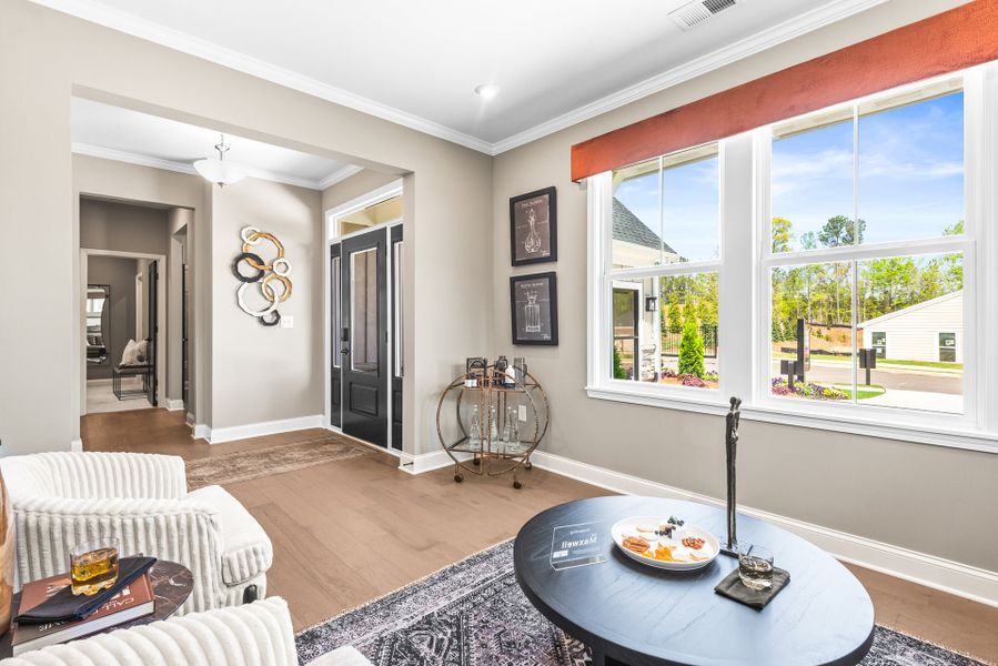 Representative furnished interior of a home built from the Maxwell by Fischer Homes in Easton Park, Dallas (Image 9).
