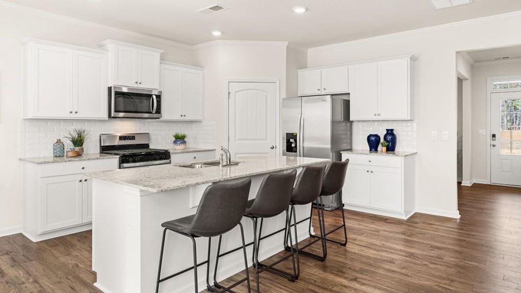 Furnished interior view inside a new home in Thompson Ridge, Dallas (Image 14).