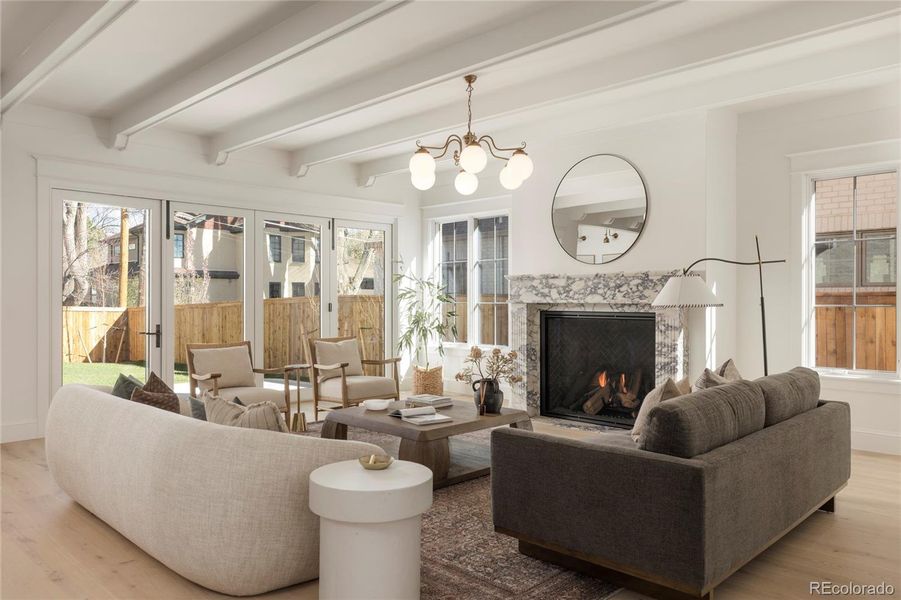 Furnished interior view inside a new home in , Denver (Image 12). Furnished interior view inside a new home in , Denver (Image 12).