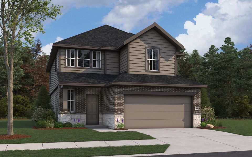 Rendering of floor plan. Colors and features may differ from shown representation.