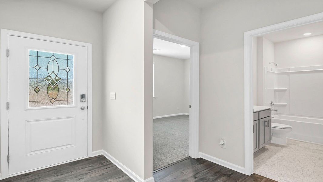Spacious, unfurnished interior of a new home in Sease's Pond, Gilbert (Image 24). Spacious, unfurnished interior of a new home in Sease's Pond, Gilbert (Image 24).