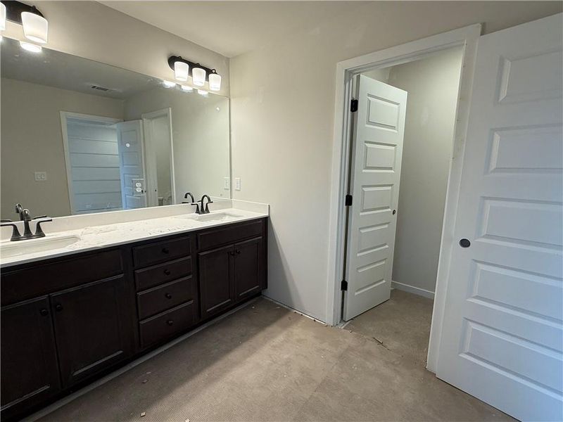Furnished interior view inside a new home in The Towns at Auburn Station East, Auburn (Image 6).