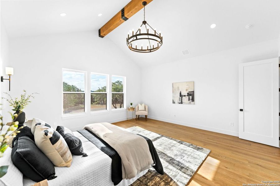 Furnished interior view inside a new home in , Boerne (Image 17).