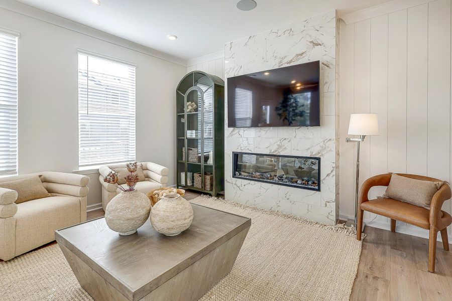 Furnished interior view inside a new home in Galloway Towns, Charlotte (Image 5).