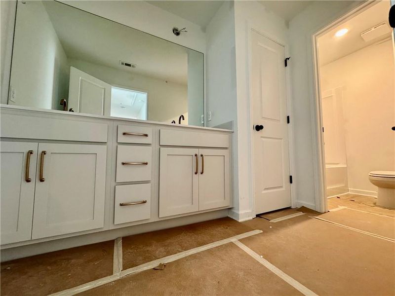 In-progress construction of a new home in Eastlyn Crossing, Flowery Branch, GA (Image 24).