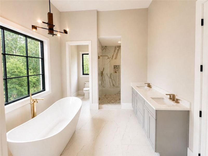 Furnished interior view inside a new home in , Alpharetta (Image 7).