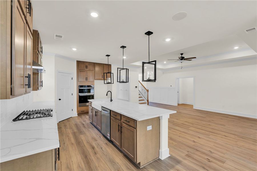 Furnished interior view inside a new home in Edwards Ridge, Central (Image 4).