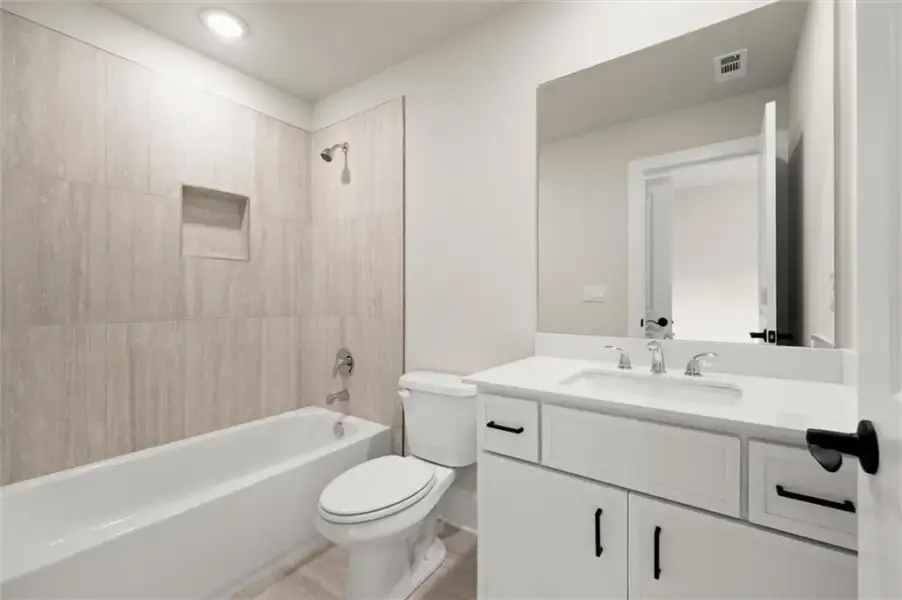 Furnished interior view inside a new home in , Flowery Branch (Image 18).
