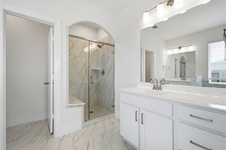 Furnished interior view inside a new home in River Ranch Meadows, Dayton (Image 12).