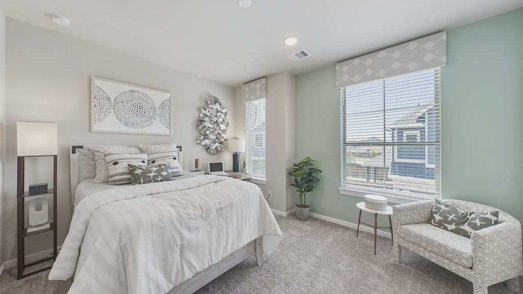 Representative furnished interior of a home built from the Riverdale by Chesmar Homes in Elyson Courtyard Collection, Katy (Image 24). Representative furnished interior of a home built from the Riverdale by Chesmar Homes in Elyson Courtyard Collection, Katy (Image 24).