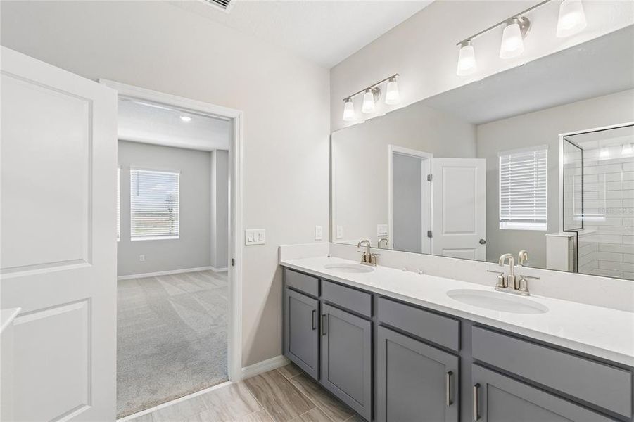 Furnished interior view inside a new home in Palmeras at Crossprairie – The Magnolia Collection, St. Cloud (Image 8).