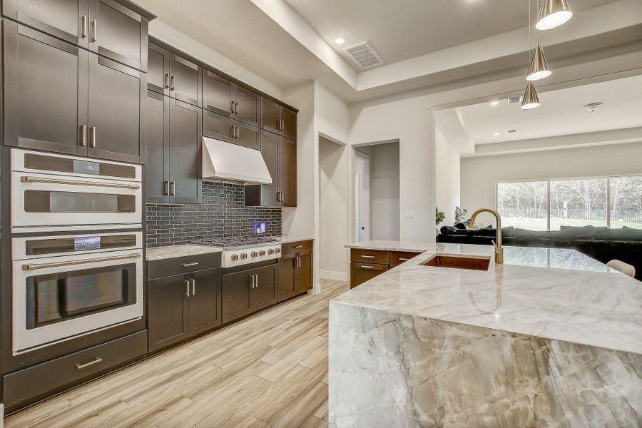Furnished interior view inside a new home in , San Marcos (Image 34).