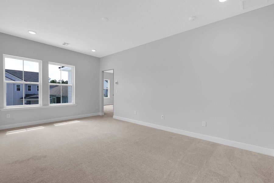 Representative unfurnished interior of a home built from the The Clermont by Providence Homes (Florida) in Seabrook Village at Seabrook, Nocatee (Image 22).