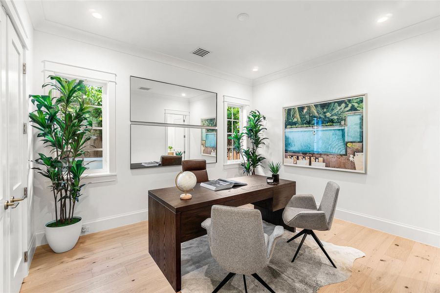 Furnished interior view inside a new home in , Delray Beach (Image 10). Furnished interior view inside a new home in , Delray Beach (Image 10).