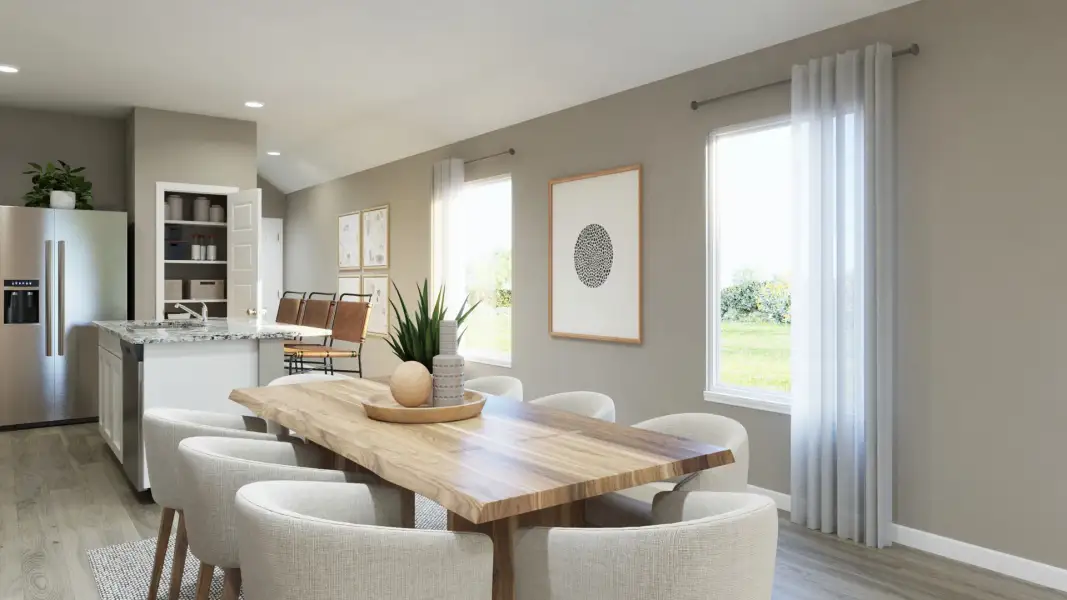 Representative furnished interior of a home built from the The Silverleaf by Legend Homes in Ridgeland Hills, Willis (Image 7).