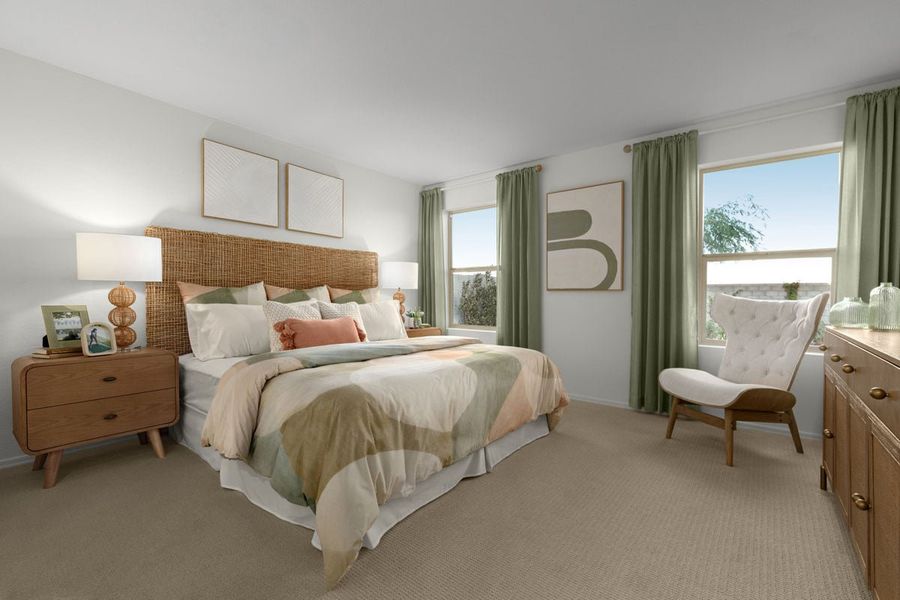 Representative furnished interior of a home built from the 1513 Modeled by KB Home in Skyline Village Enclaves, San Tan Valley (Image 9). Representative furnished interior of a home built from the 1513 Modeled by KB Home in Skyline Village Enclaves, San Tan Valley (Image 9).