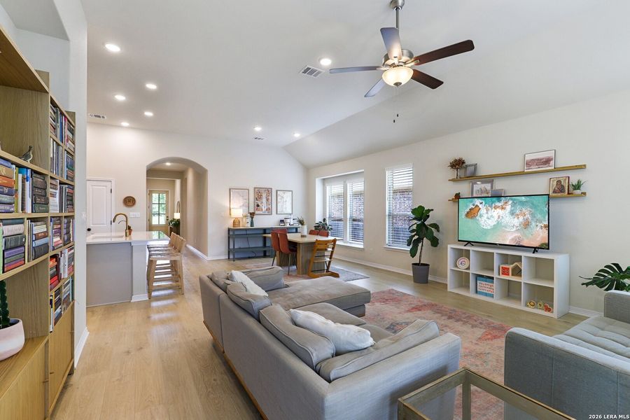 Furnished interior view inside a new home in , San Marcos (Image 34).