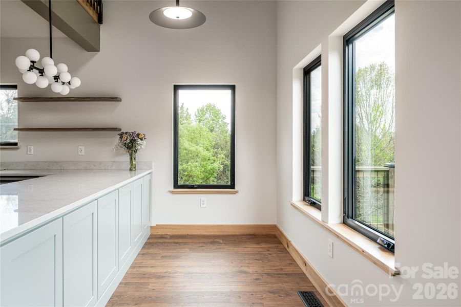 Furnished interior view inside a new home in , Weaverville (Image 7).