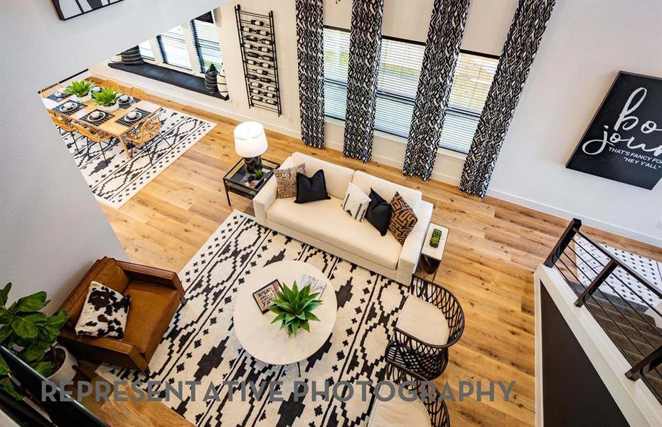 Furnished interior view inside a new home in Goodland, Midlothian (Image 34).