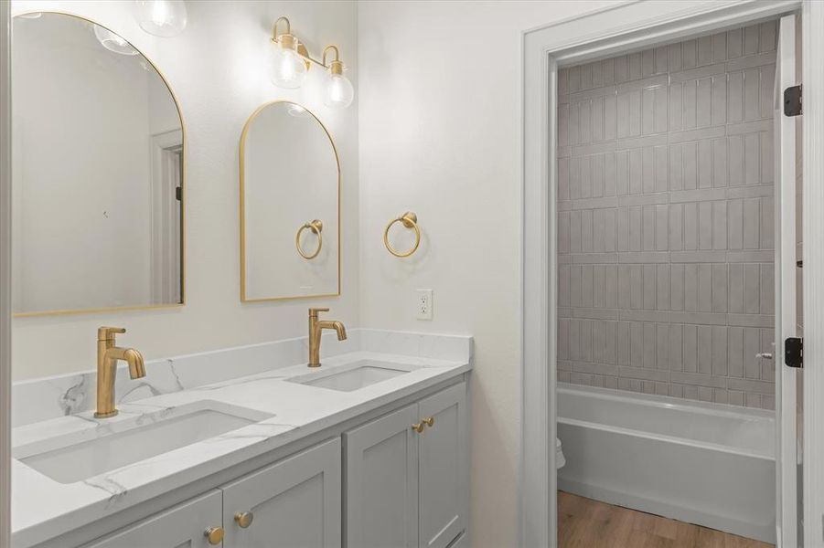 Furnished interior view inside a new home in , Grand Saline (Image 4).