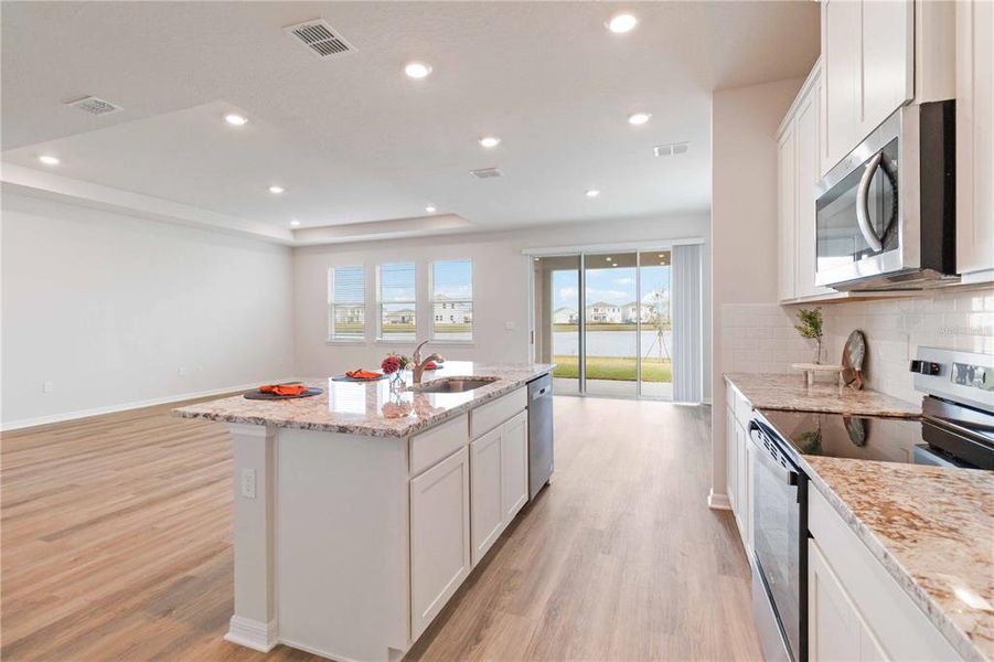 Furnished interior view inside a new home in Solera at Lakewood Ranch, Bradenton (Image 8).