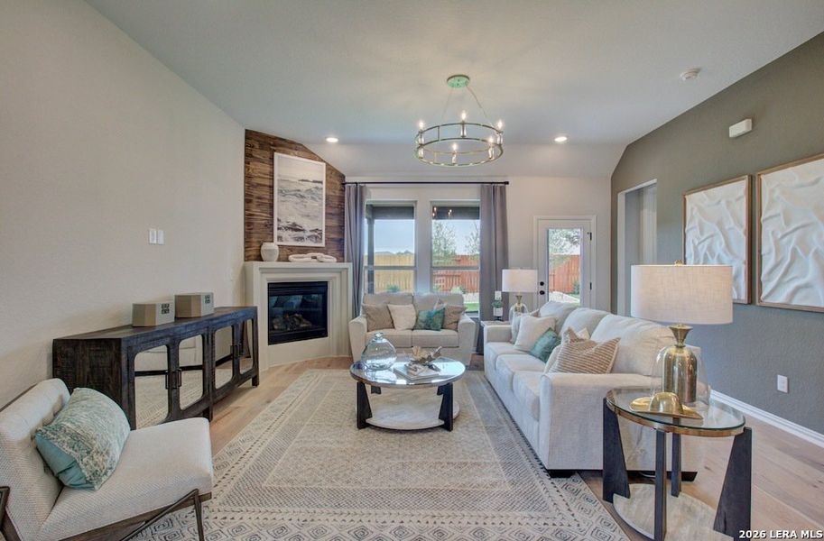Furnished interior view inside a new home in Sunflower Ridge, New Braunfels (Image 20). Furnished interior view inside a new home in Sunflower Ridge, New Braunfels (Image 20).