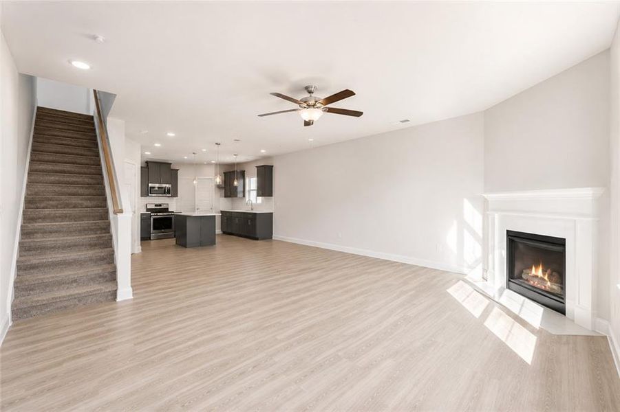 Spacious, unfurnished interior of a new home in Habersham Meadows, Demorest (Image 12). Spacious, unfurnished interior of a new home in Habersham Meadows, Demorest (Image 12).