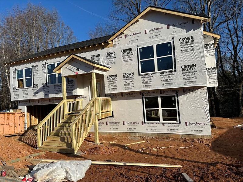 In-progress construction of a new home in , Alto, GA (Image 2). In-progress construction of a new home in , Alto, GA (Image 2).