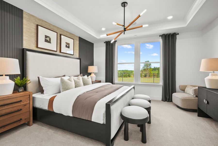 Representative furnished interior of a home built from the Prestige by Del Webb in Del Webb Carolina Ridge, Midland (Image 16).