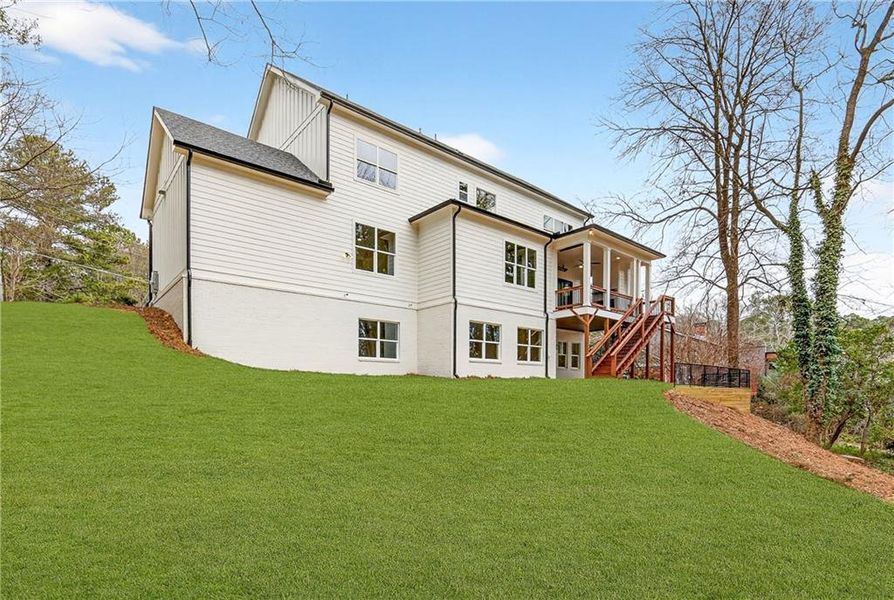Exterior details and patio area of a home in , Atlanta (Image 4).