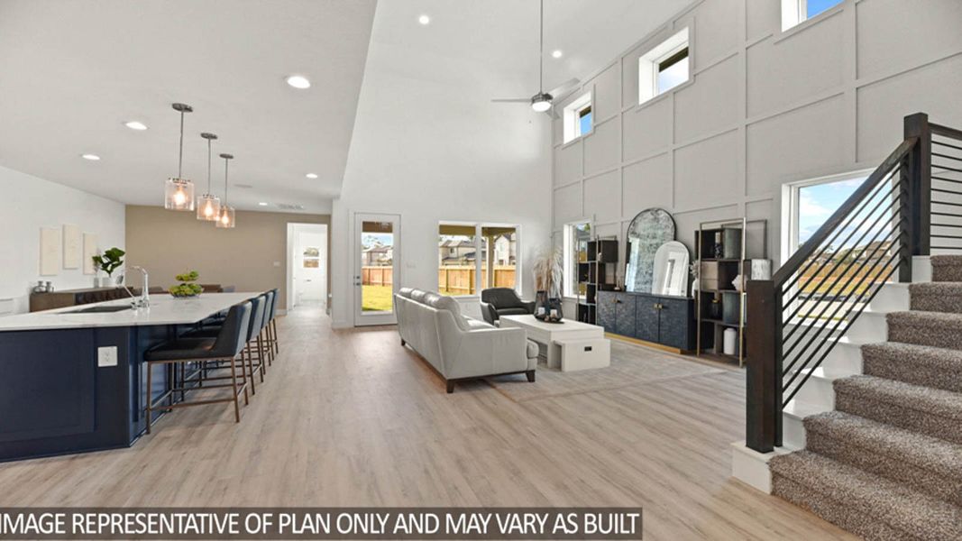 Furnished interior view inside a new home in River Ranch Estates, Dayton (Image 9).