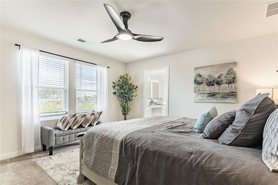 Furnished interior view inside a new home in Campground Crossing, McDonough (Image 17).