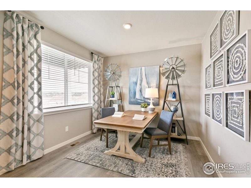 Furnished interior view inside a new home in Vista Meadows, Fort Lupton (Image 24). Furnished interior view inside a new home in Vista Meadows, Fort Lupton (Image 24).