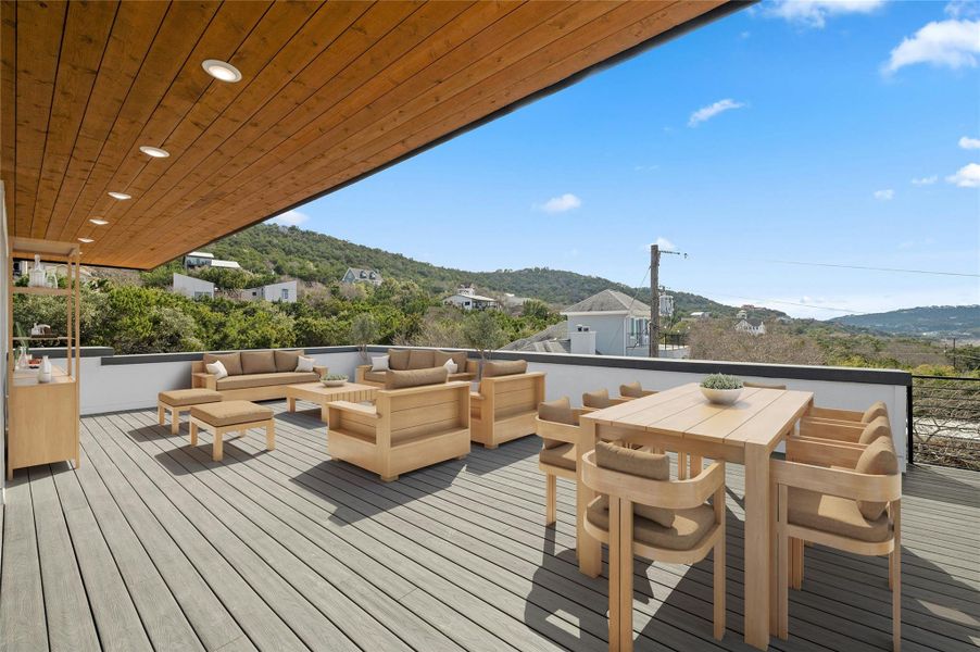 Exterior details and patio area of a home in , Leander (Image 21). Exterior details and patio area of a home in , Leander (Image 21).