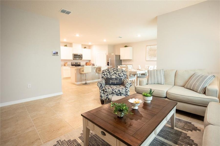 Furnished interior view inside a new home in Harmony West, St. Cloud (Image 8).