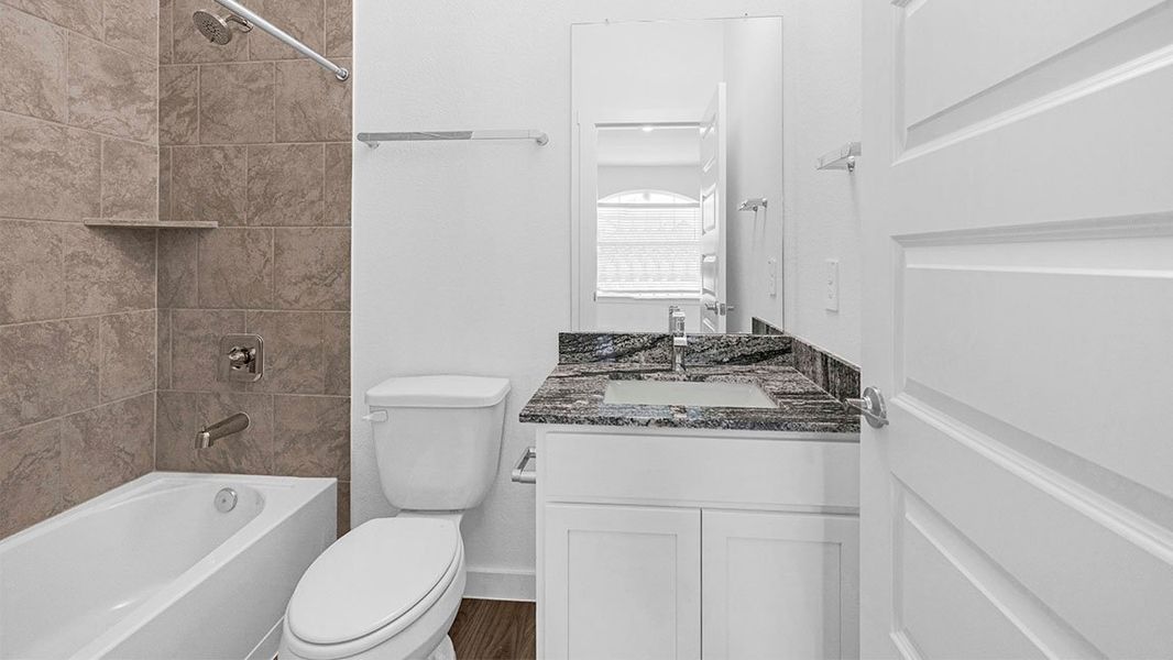 Furnished interior view inside a new home in Westland Ranch 60' Homesites, League City (Image 14).