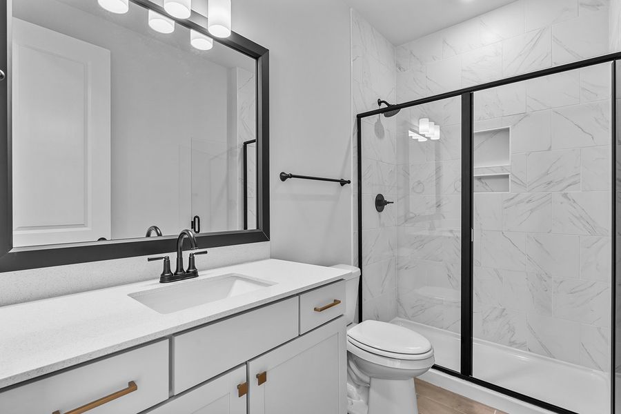 Furnished interior view inside a new home in Lilah Grove, Summerfield (Image 32). Furnished interior view inside a new home in Lilah Grove, Summerfield (Image 32).