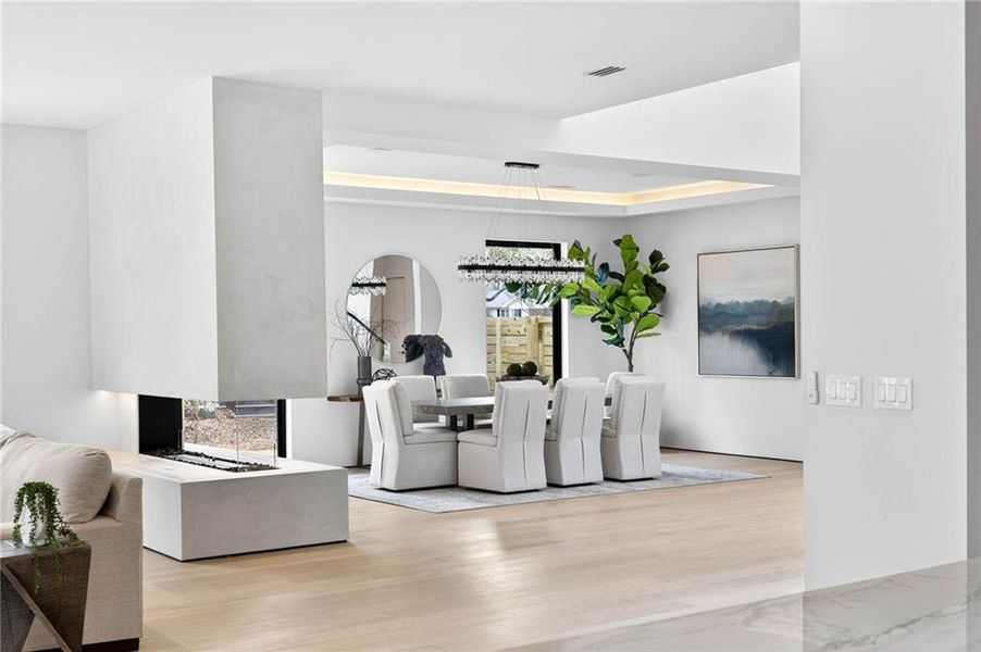 Furnished interior view inside a new home in , Alpharetta (Image 9).