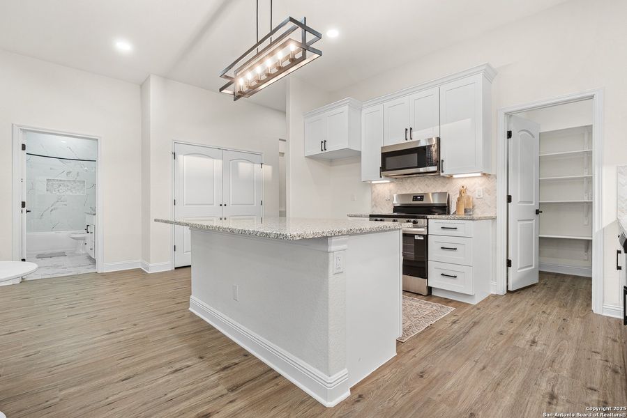 Furnished interior view inside a new home in , La Vernia (Image 10).
