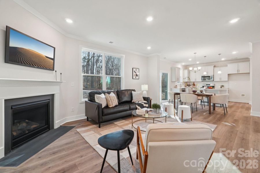 Furnished interior view inside a new home in Brantley, Mooresville (Image 11).