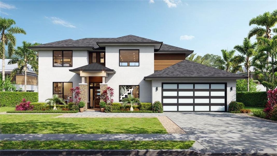 Front exterior of a new home in , Port Charlotte, FL, highlighting curb appeal (Image 21).