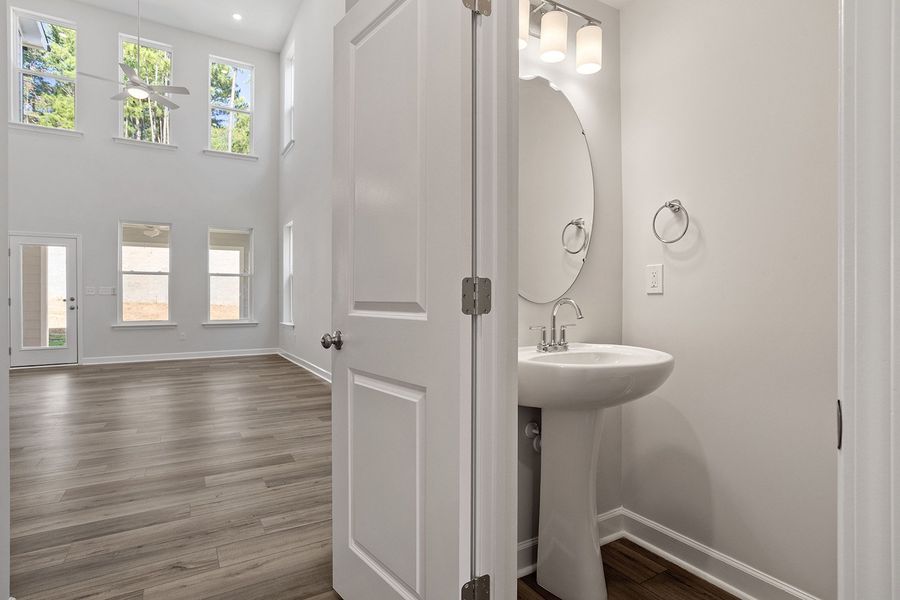 Spacious, unfurnished interior of a new home in Ovation at Sweetbrier, Durham (Image 23).