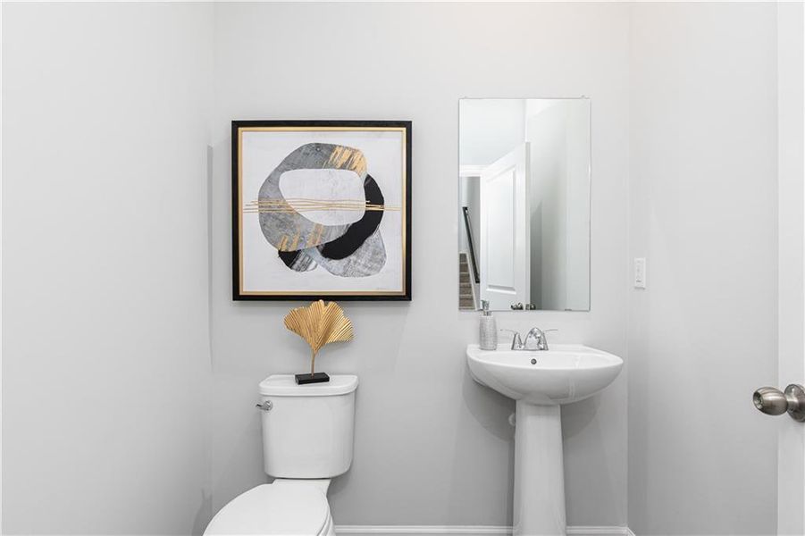 Furnished interior view inside a new home in , Powder Springs (Image 27).